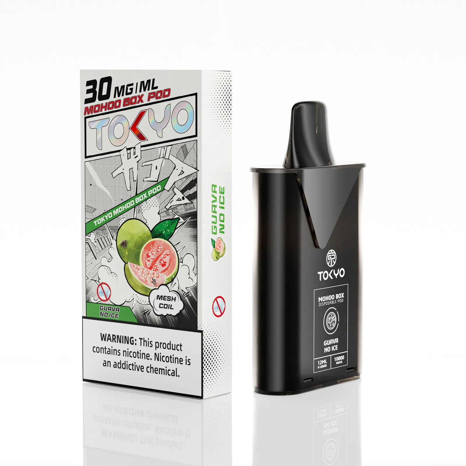 無涼芭樂口味 東京魔盒電子煙彈 12ML大容量 純粹甜美的芭樂香氣:圖片 2