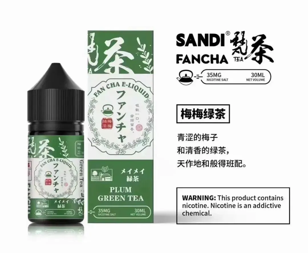 SANDI FANCHA日本梵茶煙油 30ML/35MG【買五送一】:圖片 5